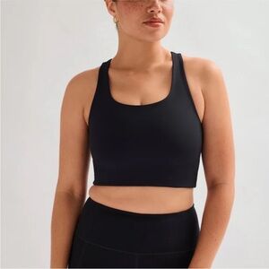 Girlfriend Collective Paloma Black Sports Bra 1002